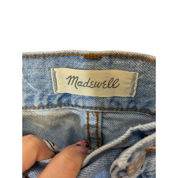 Madewell The Perfect Summer Jeans Light Wash Blue Denim Ankle Size 25 Casual - Picture 3 of 5